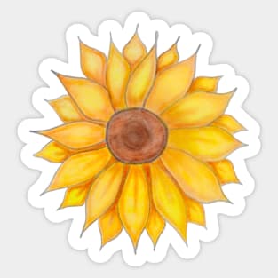 Sunflower Sticker